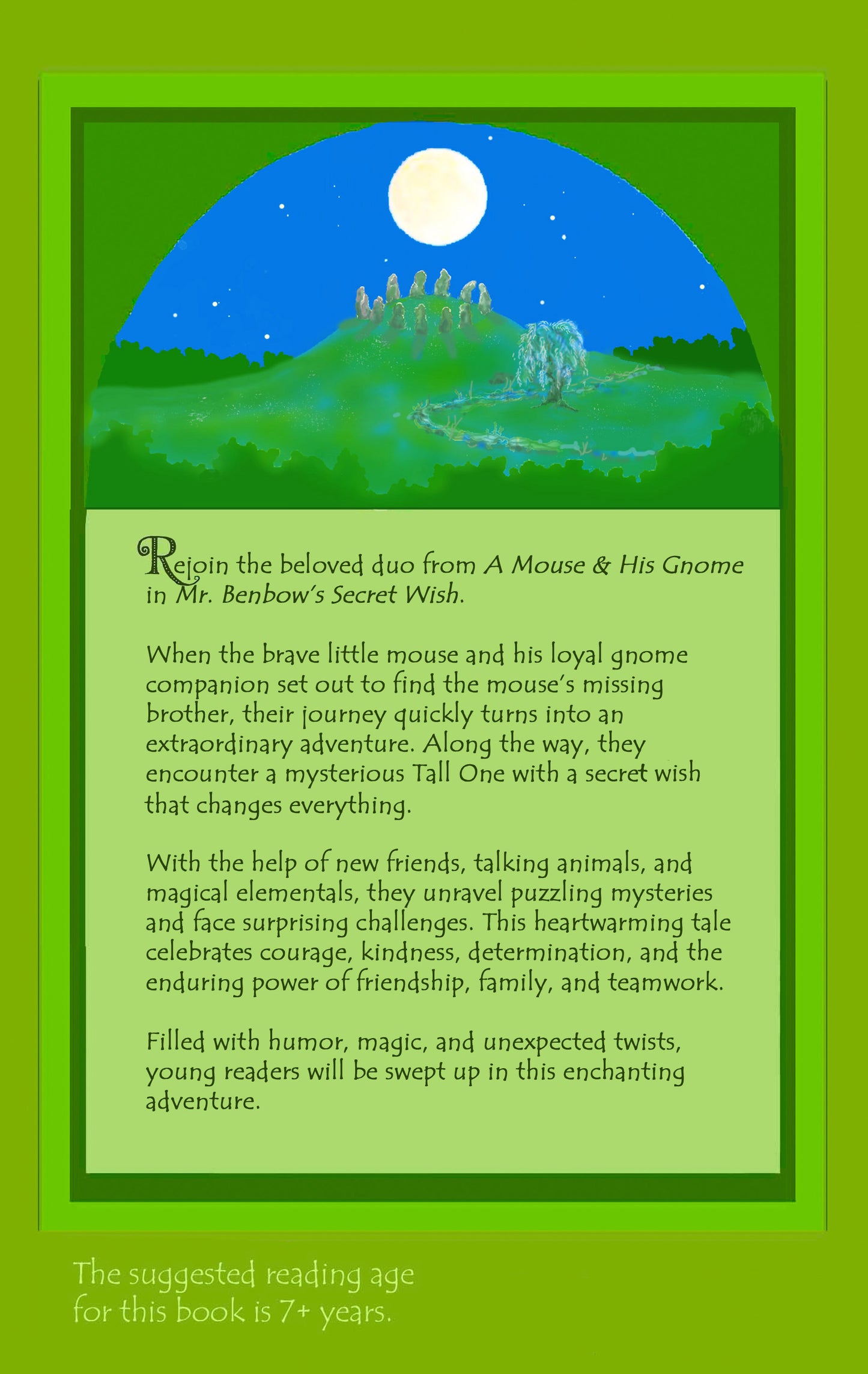 A Mouse & His Gnome: Mr. Benbow's Secret Wish - Book 2