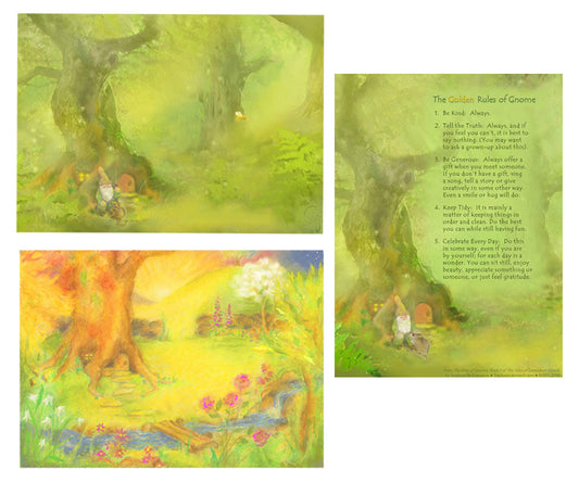 Gnome Postcards Collection — Enchanting Art from Limindoor Woods