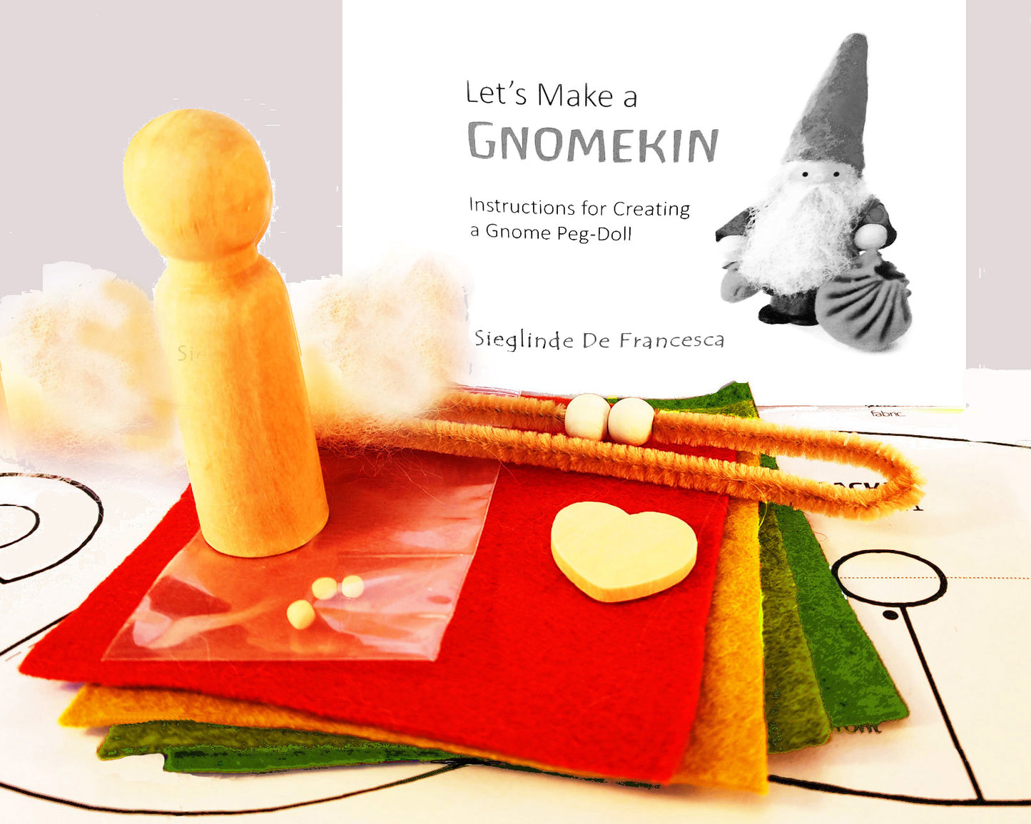 Gnomekin - a kit to make a wee wooden pocket gnome