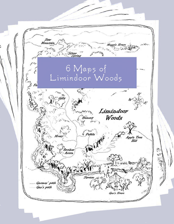 6 Maps of Limindoor Woods to print