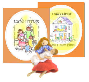 Lucy's Littles - book, doll instructions & dollhouse idea book, downloadable kit, KitNtale