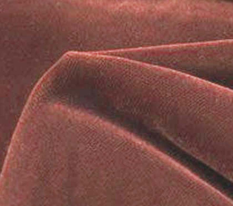 Cotton velour - chocolate brown