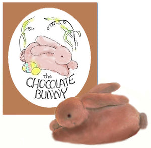 Chocolate Bunny - book and toy, downloadable kit -KitNtale