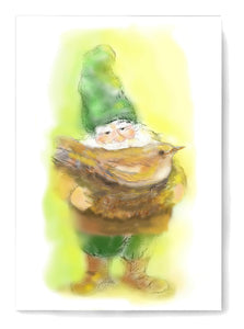 Gilly Gnome card to print